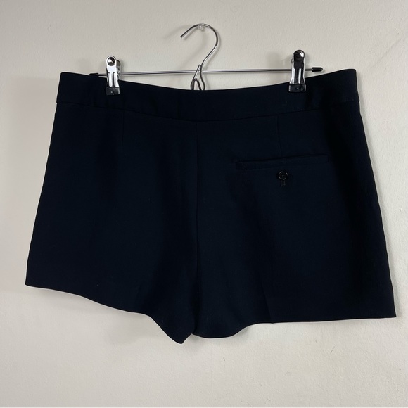 ARITZIA Wilfred Exergue Pleated Tie Front Black Minimalist Dress Short Size 8 - Picture 7 of 13